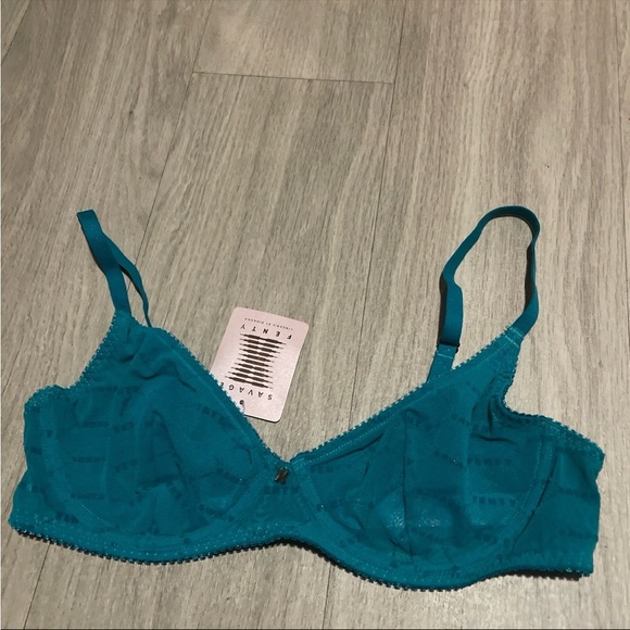 Savage X Fenty Vibrant Teal Bra - Picture 1 of 3